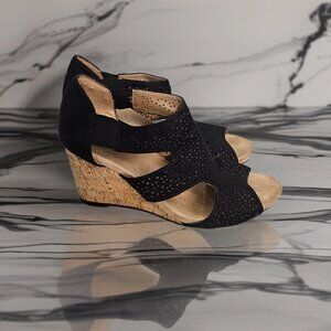 Life Stride, 6.5M, Black/Tan